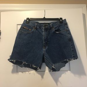 Vintage High Rise Jean Shorts